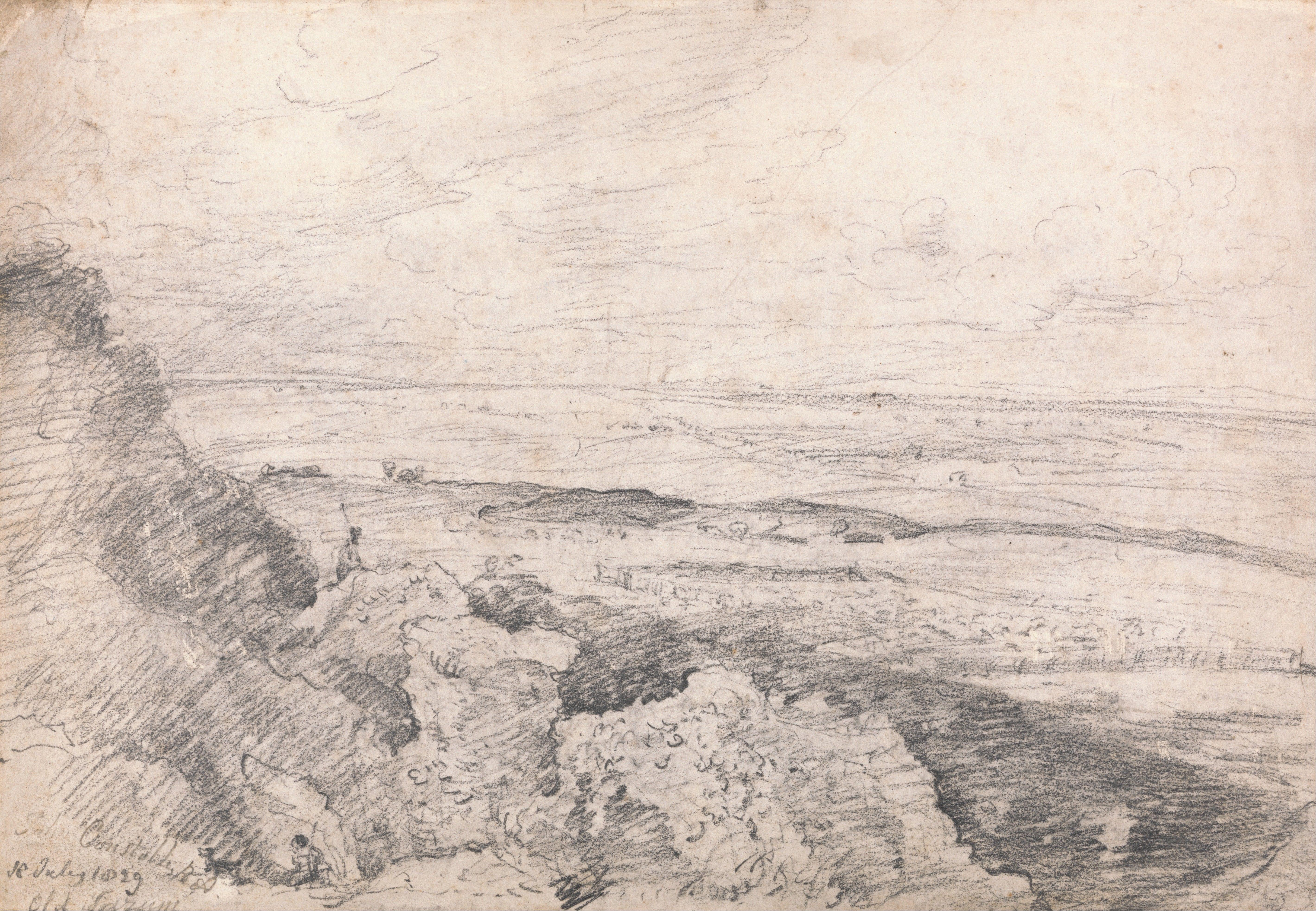 5677x3931 John Constable Plain from Old Sarum Art