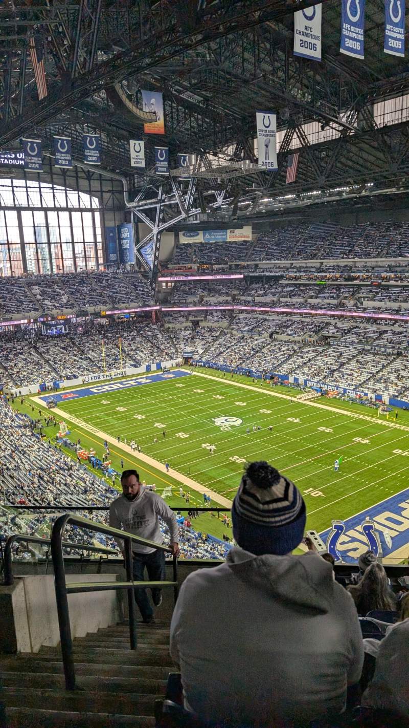 800x1422 Lucas Oil Stadium, level 600 Terrace Level, home of Indianapolis Colts, Indy Eleven
