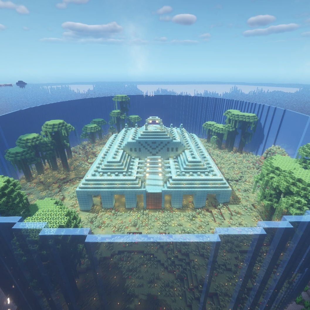 1057x1057 Minecraft ocean bases are a delicate balance of slick design and looming disaster
