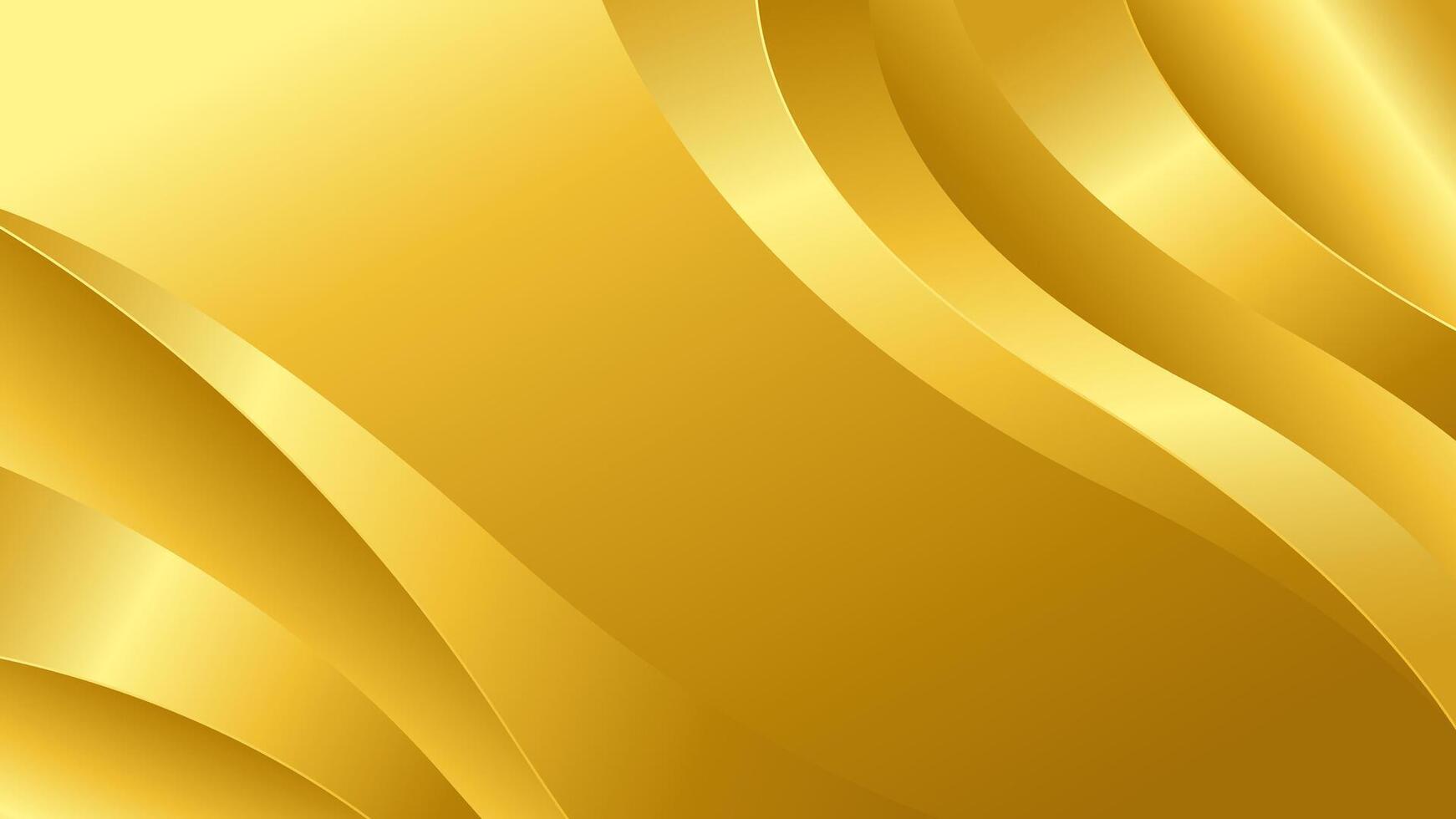 1742x980 Bright gold abstract luxury wave background. Elegant wallpaper design. Suitable for Invitations, awards, sales, events, templates, banners, cards, covers, websites, pages and more