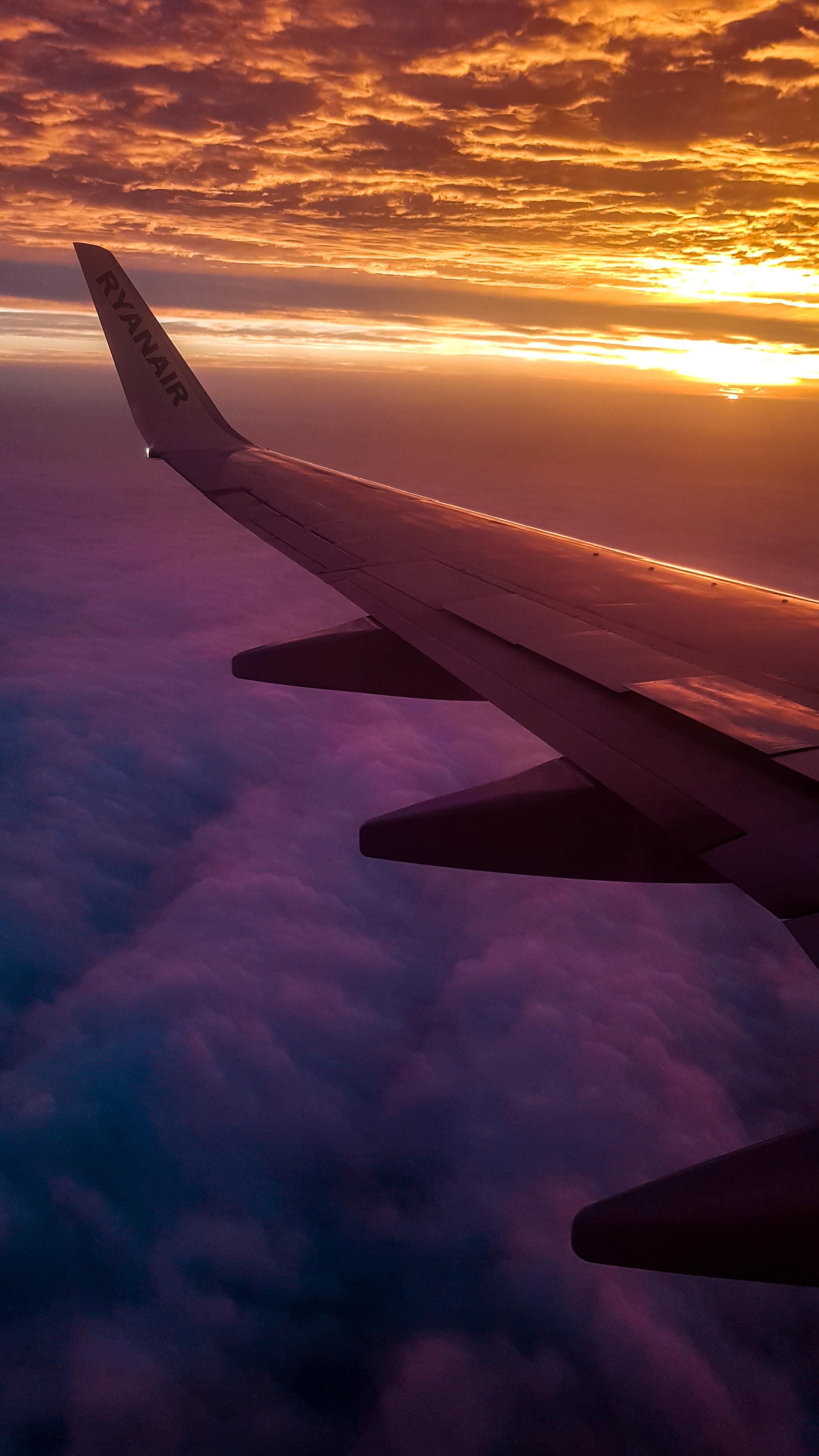 2268x4032 Plane View Wallpaper