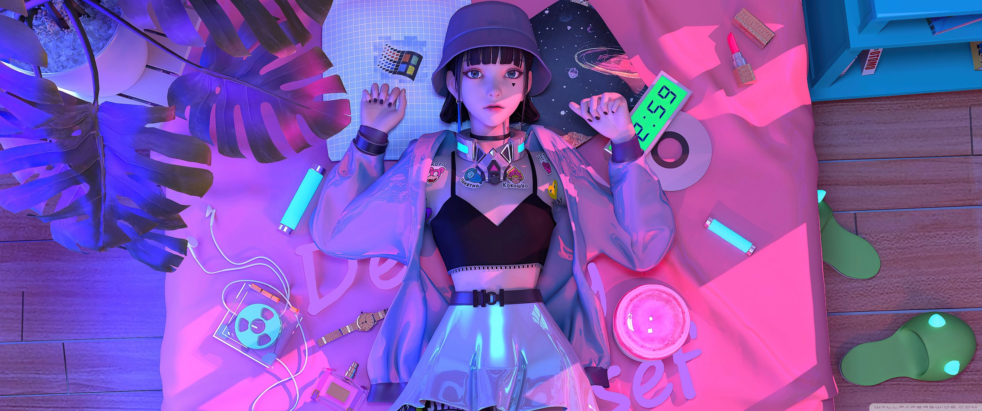 3440x1440 Anime Cute Girl 3440x1440 Wallpaper