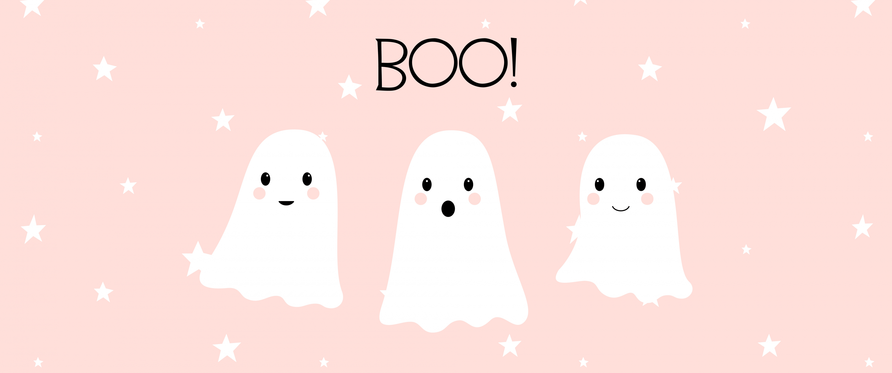 3440x1440 Ultrawide Cute Halloween Wallpaper