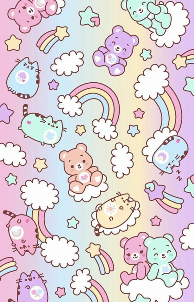 800x1244 HD cute kawaii background wallpaper