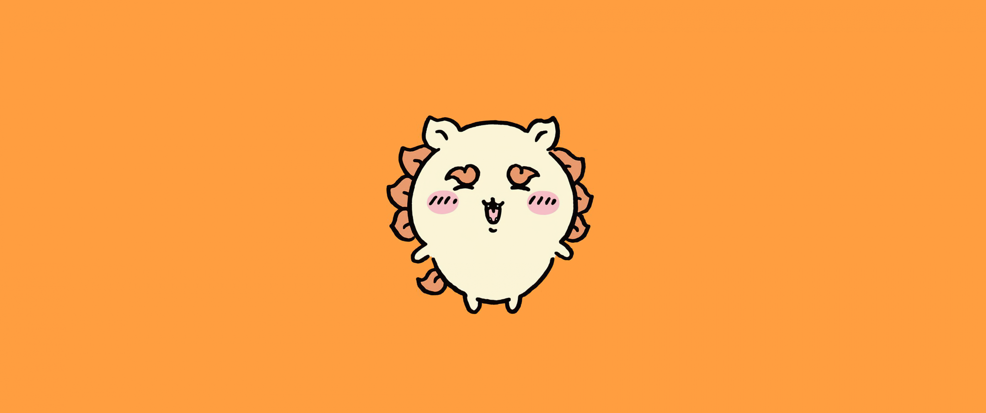 3440x1440 Shisa Wallpaper 4K, Chiikawa