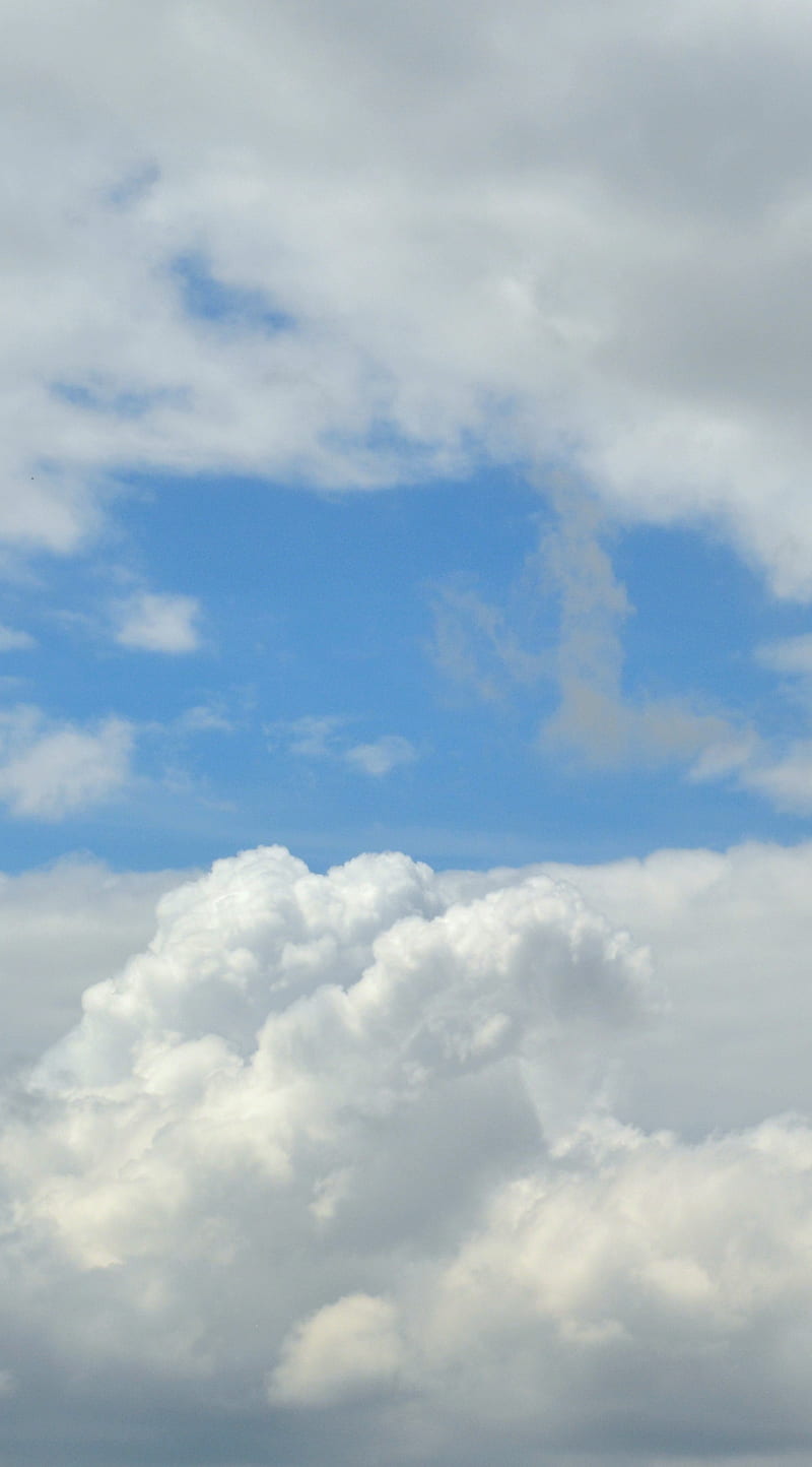 800x1444 Sky, bonito, blue, cloud, nature, HD phone wallpaper