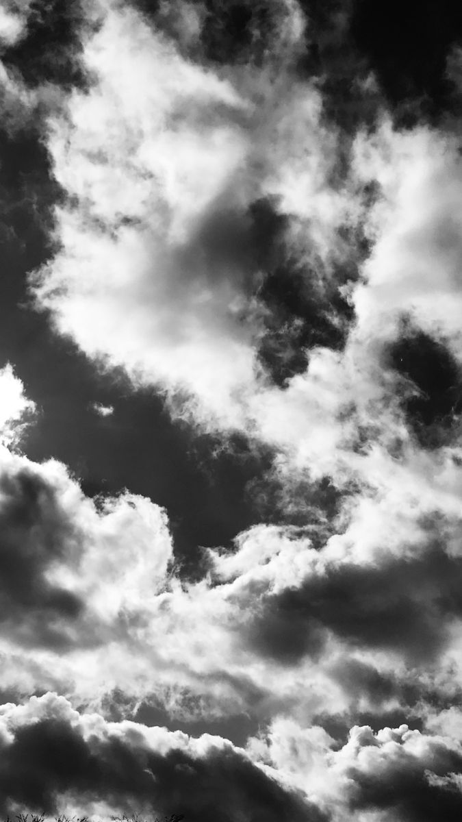 675x1200 Aspect Ratio: A Captivating Black and White Photograph of Clouds. Black and white cloudy sky, Dramatic sky black and white, Inspiration for art projects