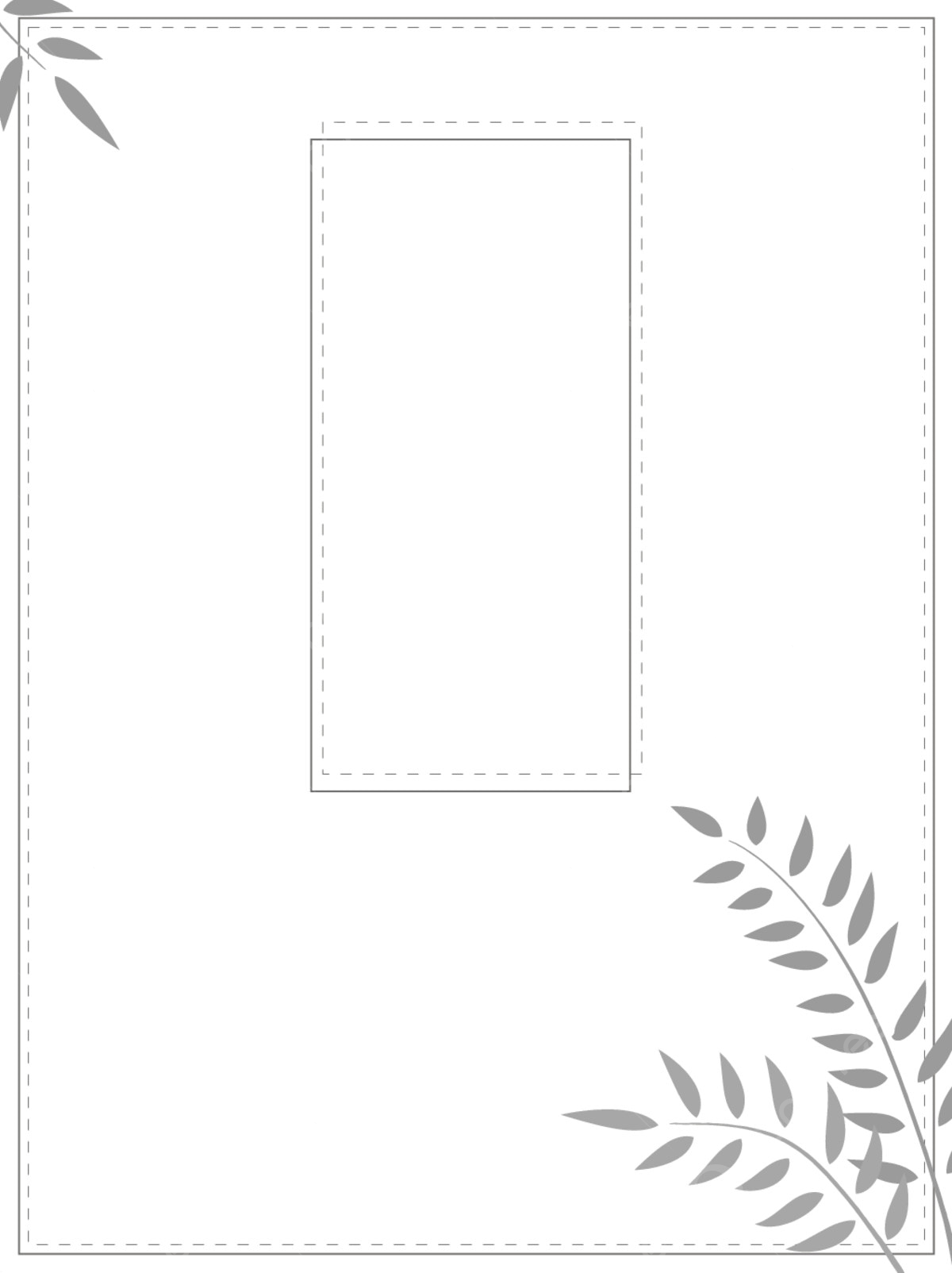 1200x1604 Original Vector Elegant Simple Black And White Gray Simple Border Background Wallpaper Image For Free Download