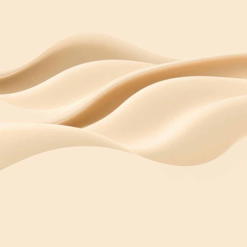 1024x1024 minimal beige abstract waves soft shadows premium