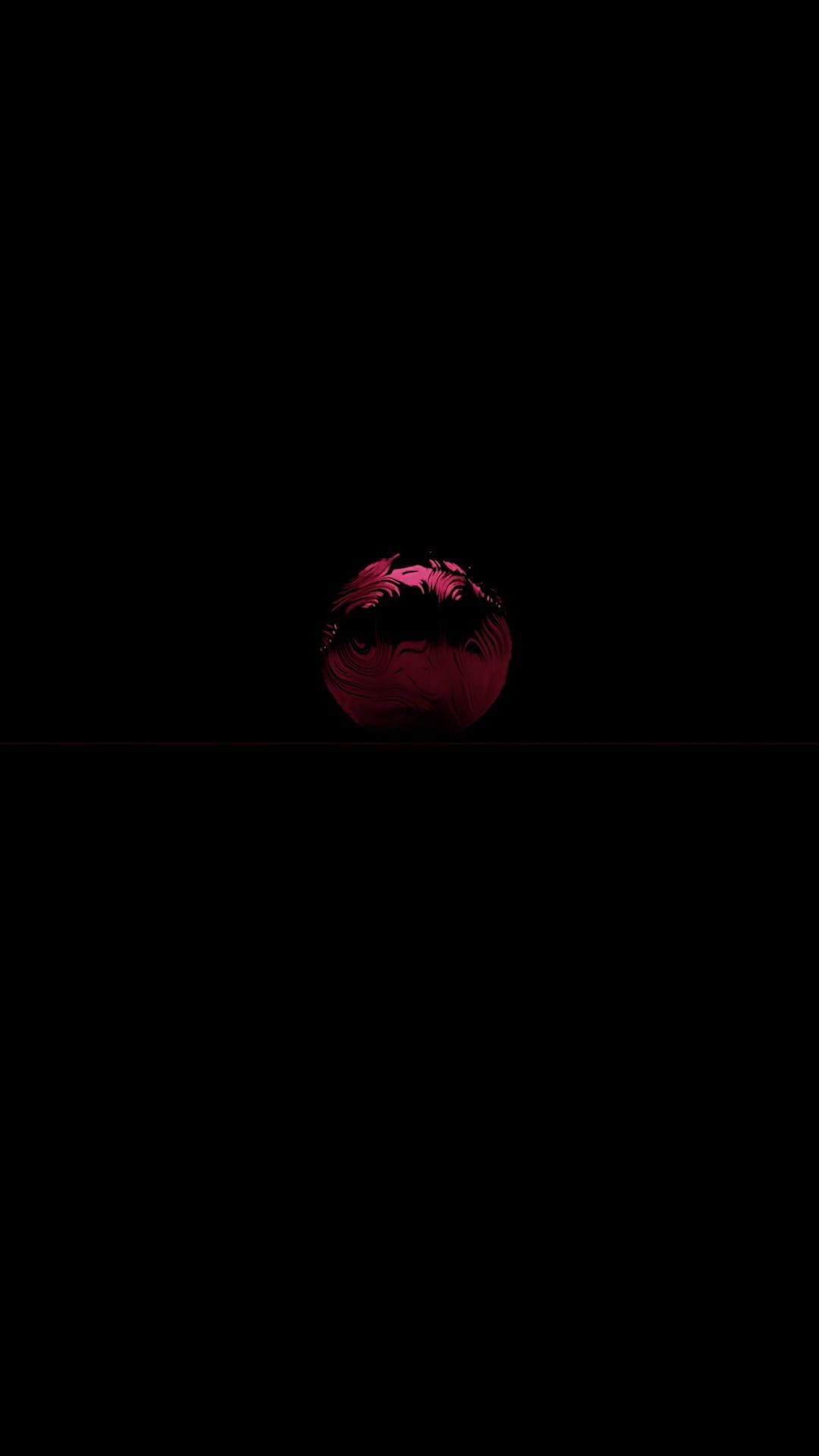1080x1920 A pink ball with swirls on it
