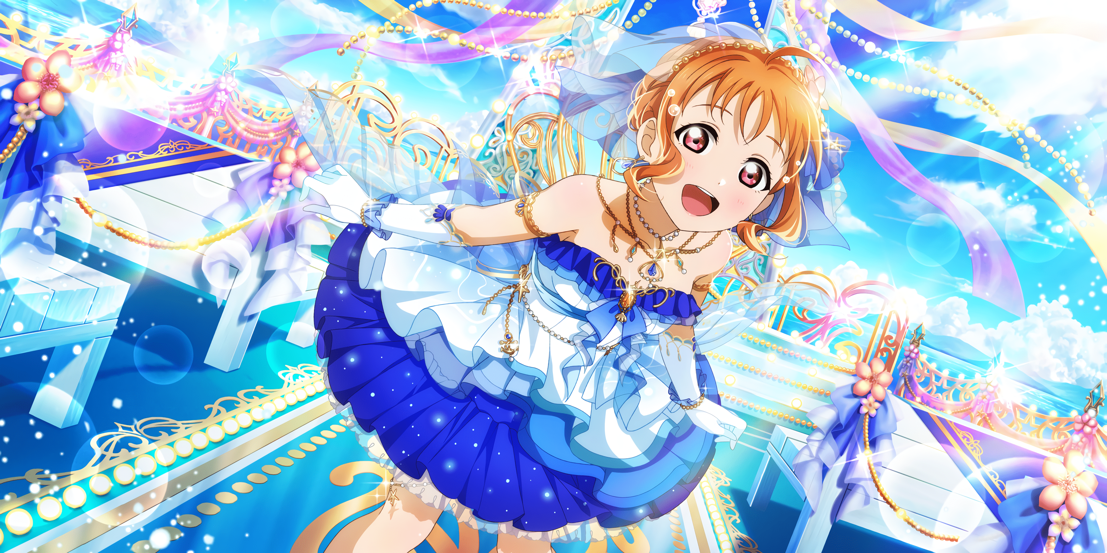 3600x1800 Takami Chika, Love Live! Sunshine, anime, anime girlsx1800 Wallpaper