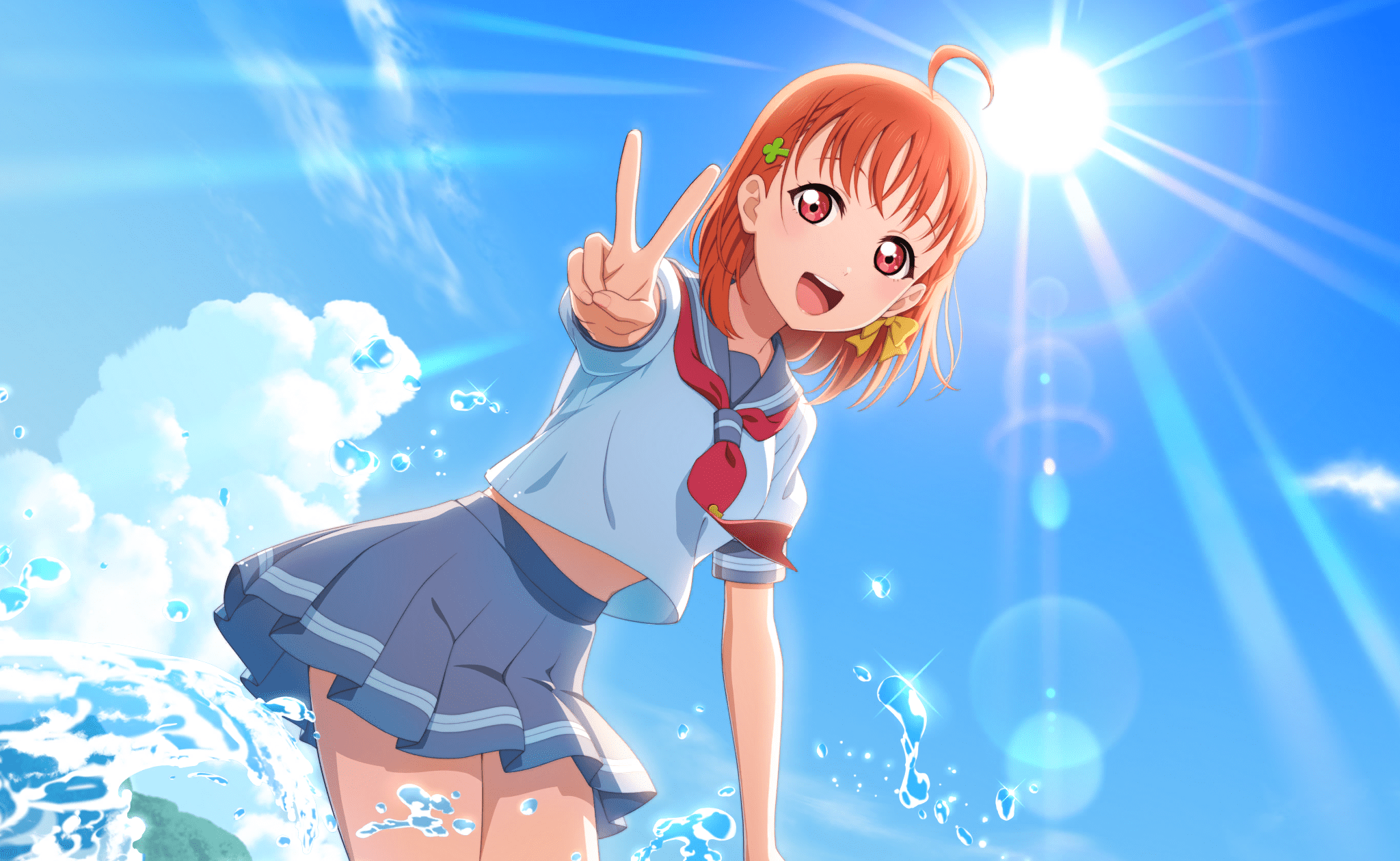 2048x1260 SR Chika Takami Pure 「Scorching Summer Beach」. Cards list. SIF2 MIRACLE LIVE. Games. Idol Story Live!