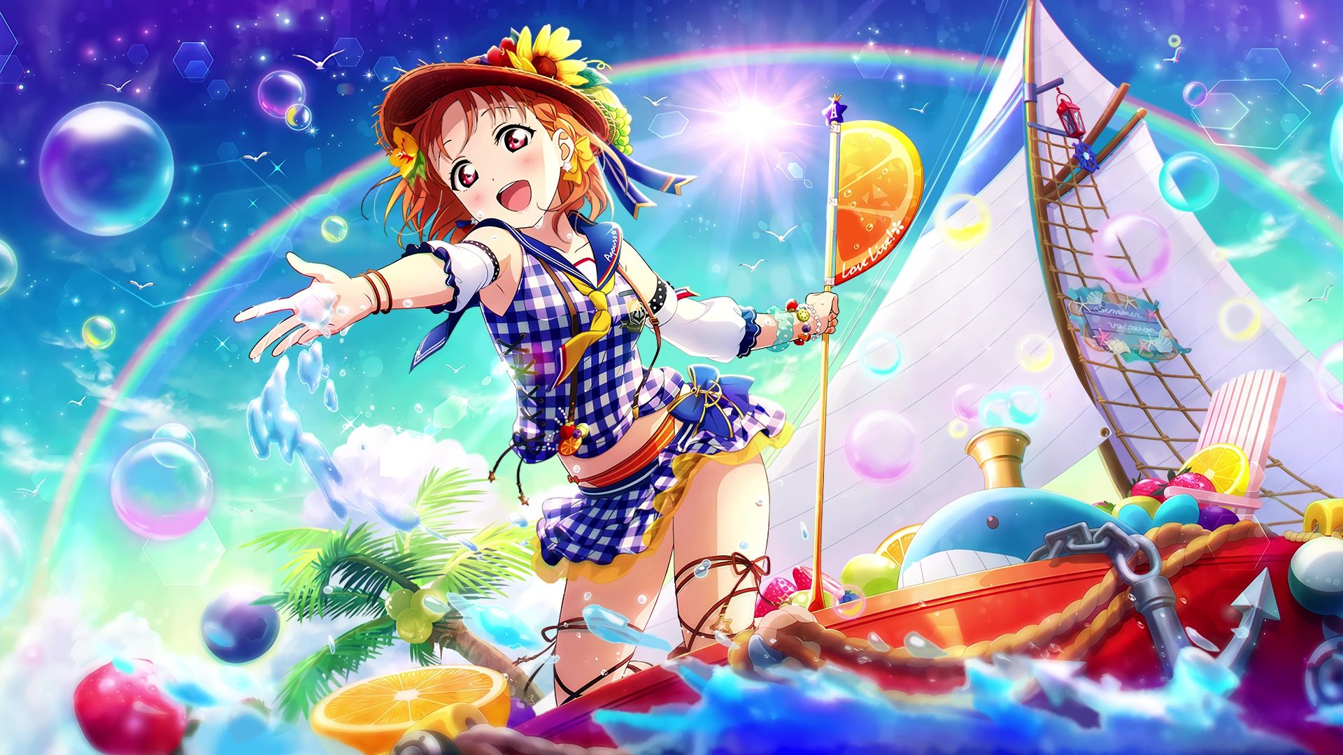 1920x1080 Chika Takami Love Live! Sunshine!! Live Wallpaper