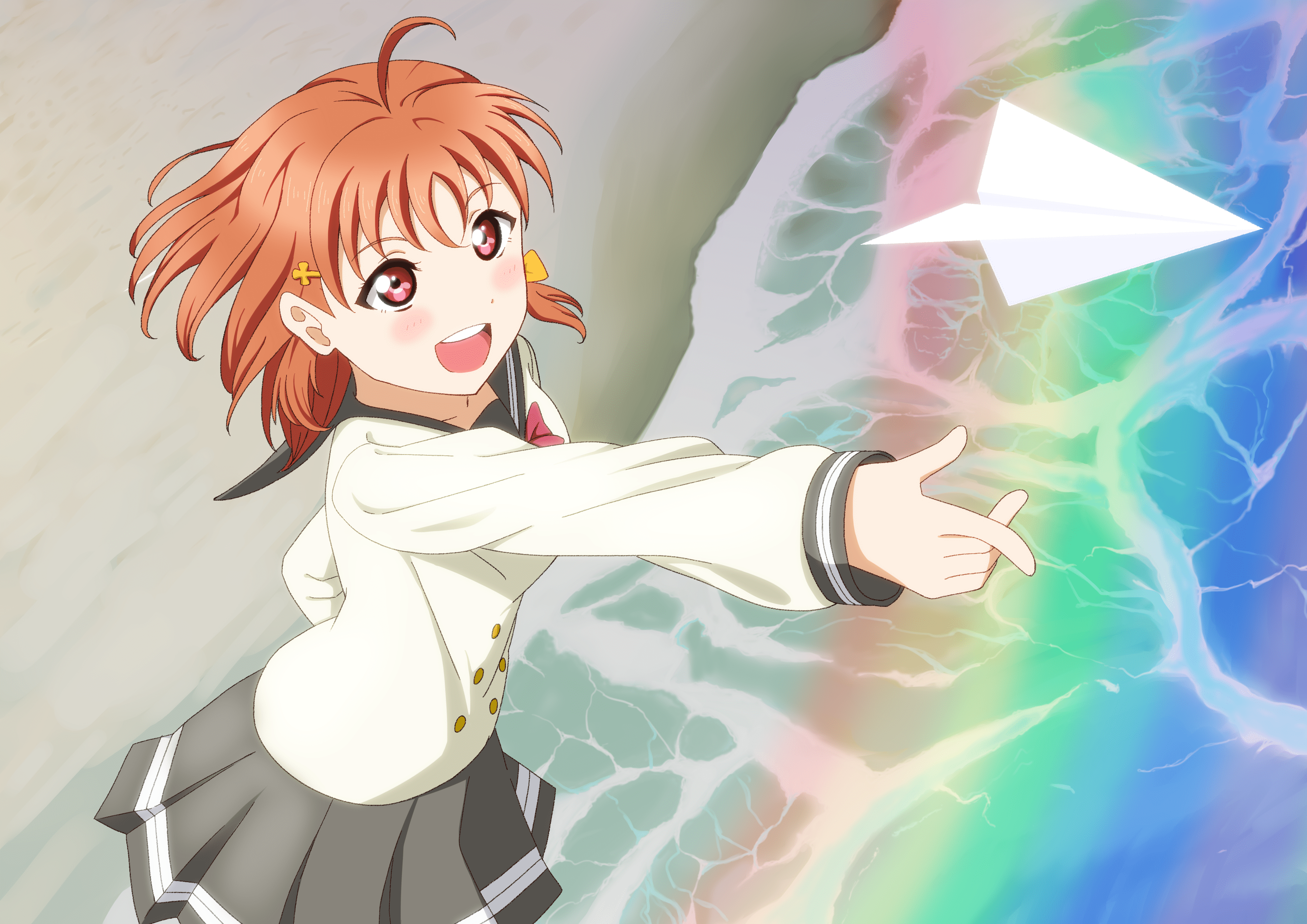 3508x2480 Takami Chika (Chika Takami) Live! Sunshine!! Wallpaper by daiz Anime Image Board