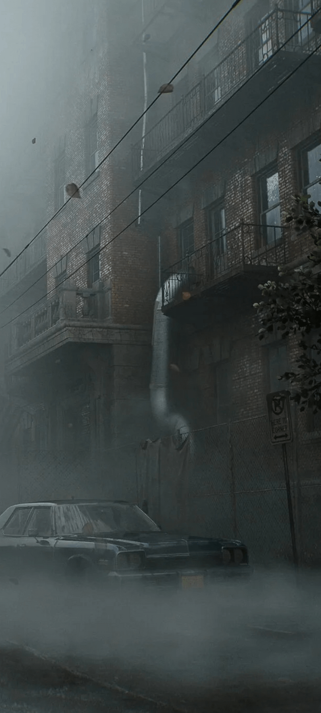 640x1422 Silent Hill iPhone Wallpaper