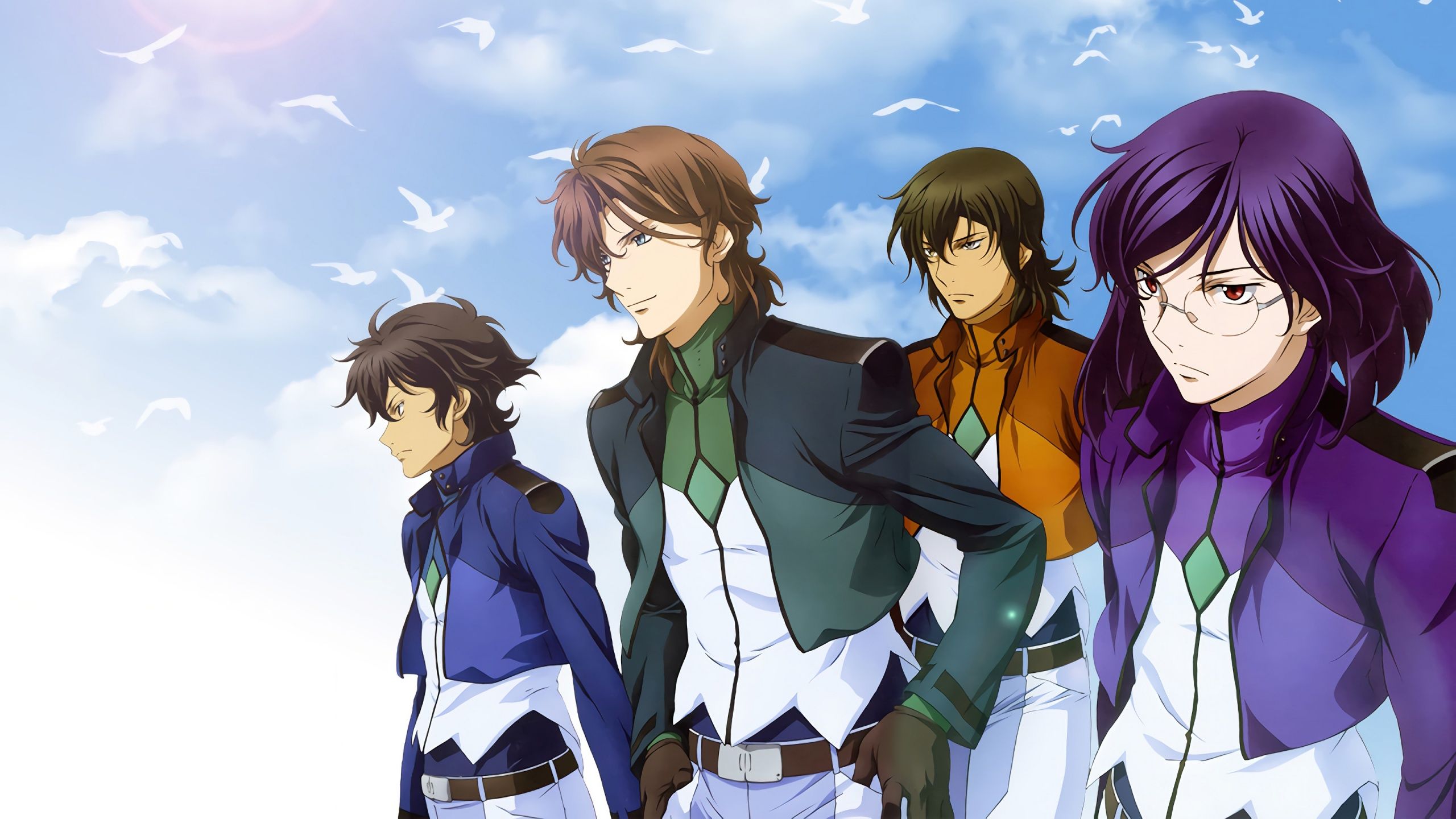 2560x1440 Mobile Suit Gundam Wallpaper 4K, Anime series, Setsuna F. Seiei