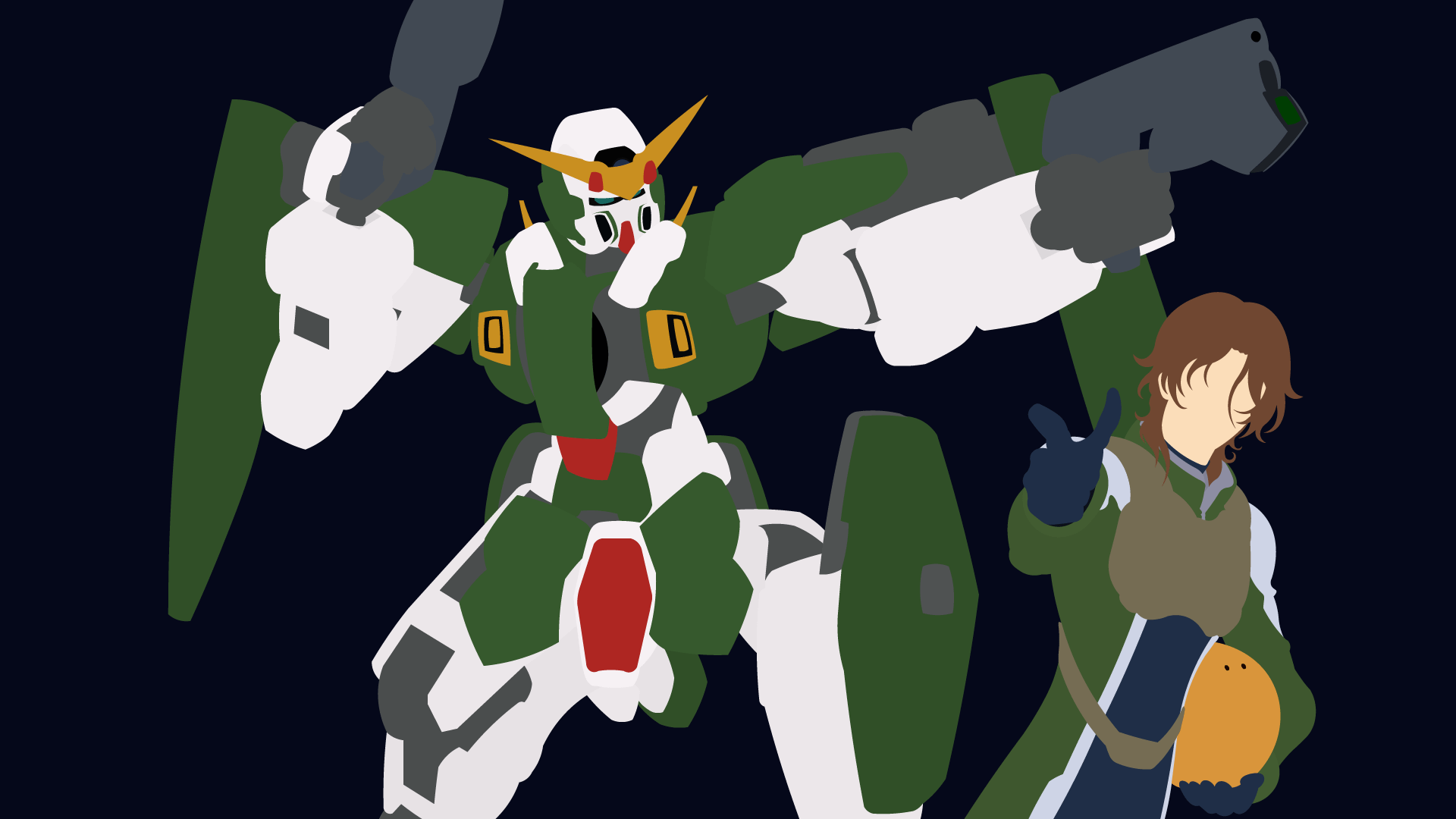 1920x1080 Dynames, Lockon Stratos, targeted and firing!