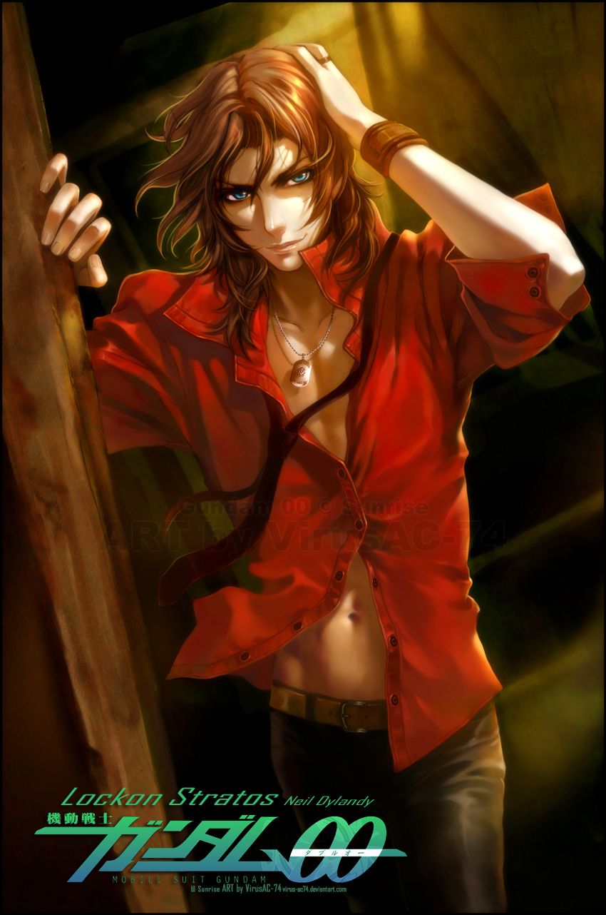 850x1282 Lockon Stratos, Fanart Anime Image Board