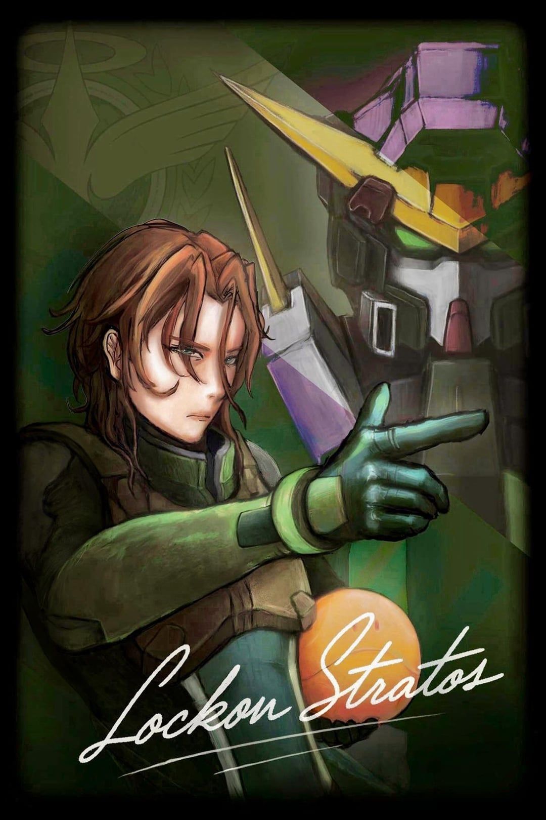 1080x1620 I drew Lockon Stratos & Gundam Dynames from Gundam 00