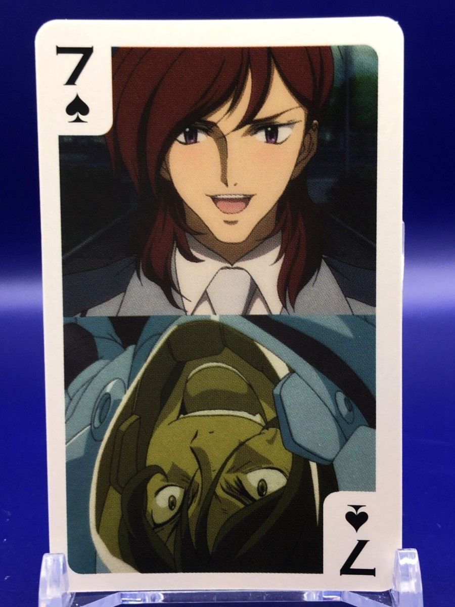 900x1200 Lockon Stratos Mobile Suit Gundam 00 Playing Cards Animage 2008 Spade 7