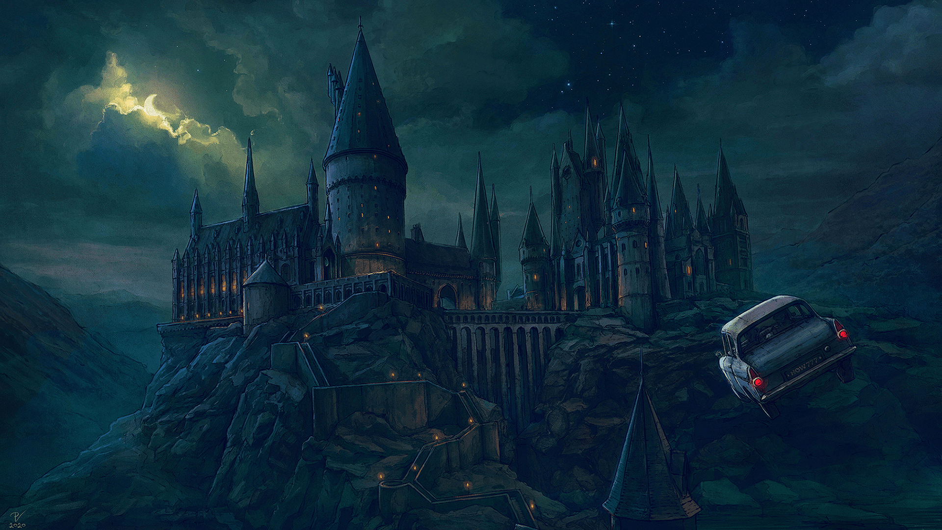 1920x1080 AI Upscaled 8K) Harry Potter And The Chamber Of Secrets [7680x4320] (Fan Art) (Harry Potter) (Hogwarts)