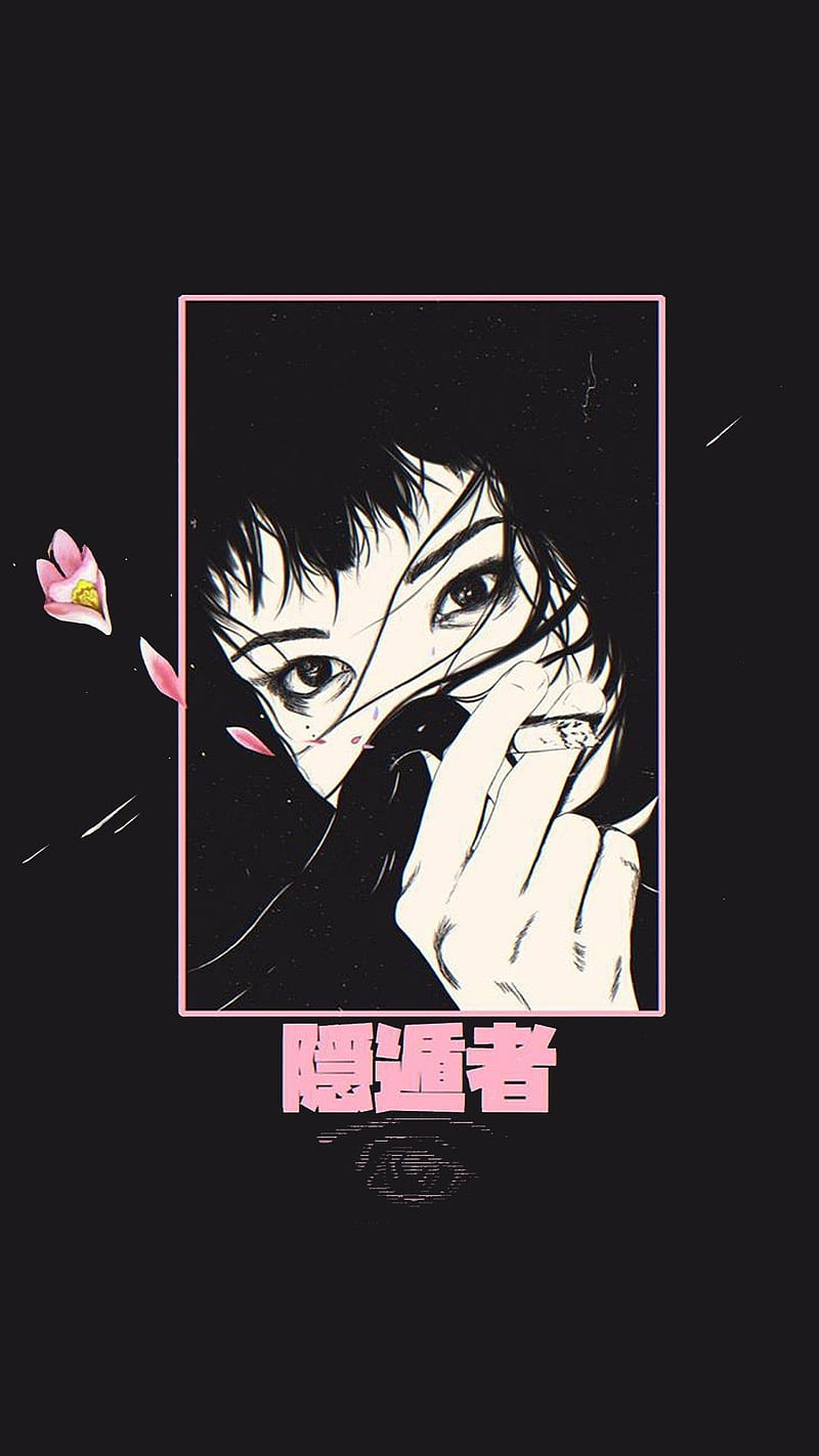 800x1422 Aesthetic Black Japanese, Dark Art Japanese, HD phone wallpaper