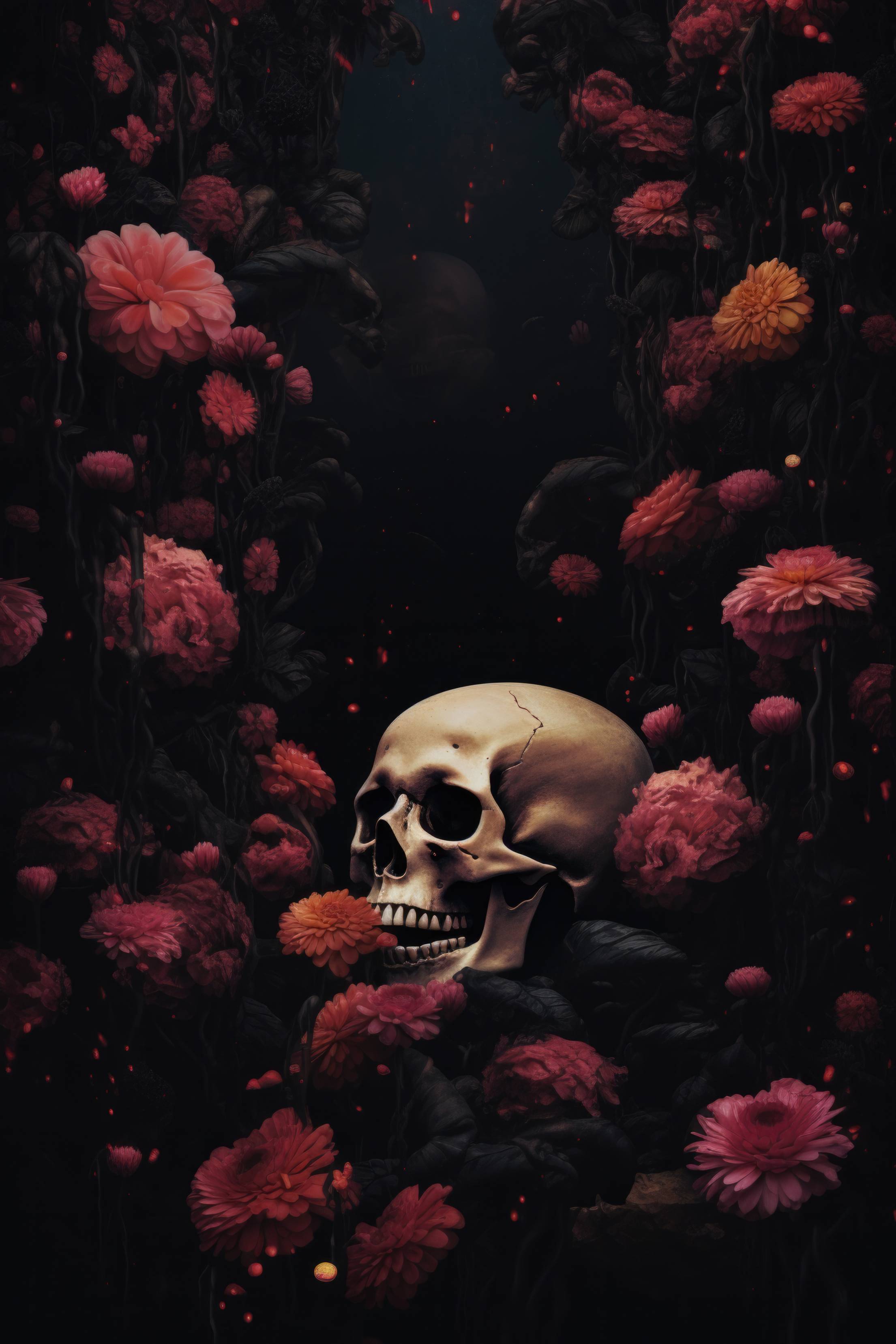 2210x3315 Dark Paradise Aesthetic Wallpaper. Free Fantasy Image