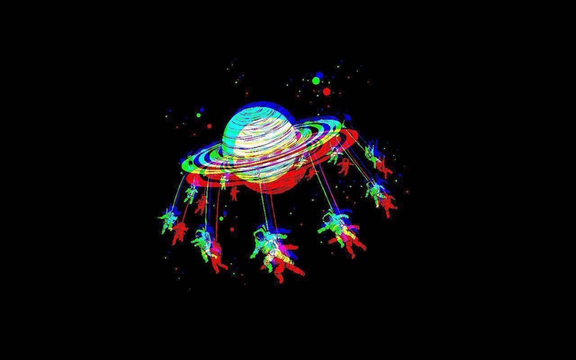 1920x1199 Glitch Trippy Dark Aesthetic Wallpaper