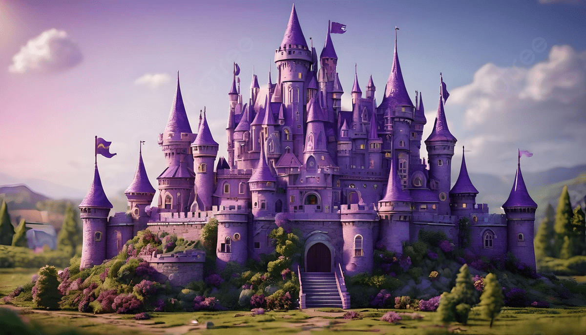 1200x686 Purple Castle In Legend, Castle, Cartoon, Home Background Image And Wallpaper for Free Download