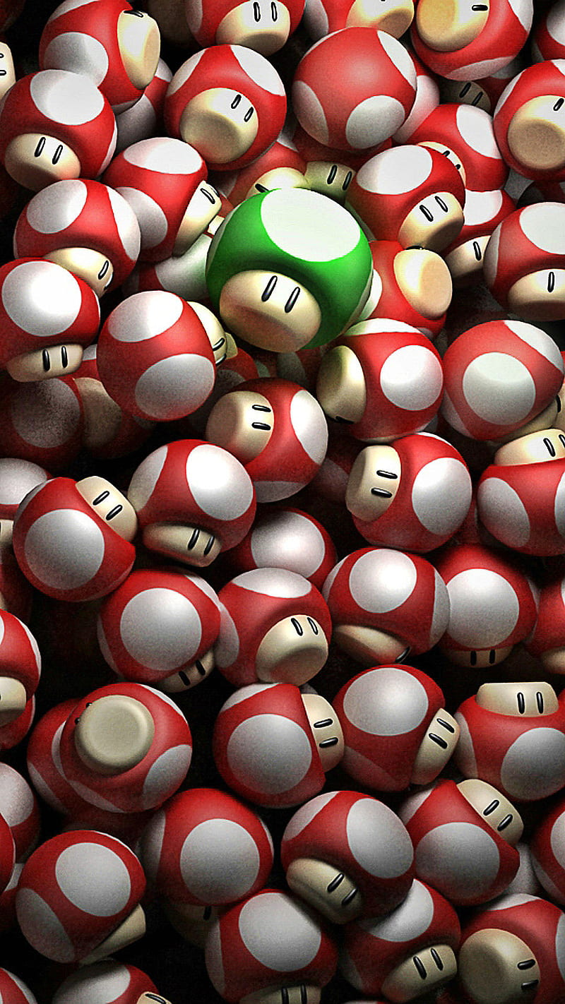 800x1422 Mario, classic, console, game, gamecube, green, icon, level, HD phone wallpaper