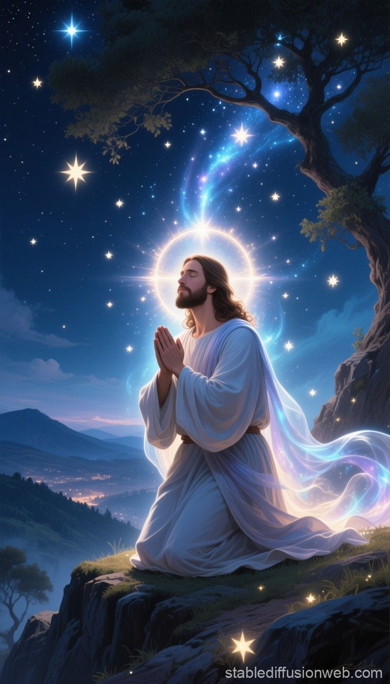 768x1344 jesus aura Prompts. Stable Diffusion Online