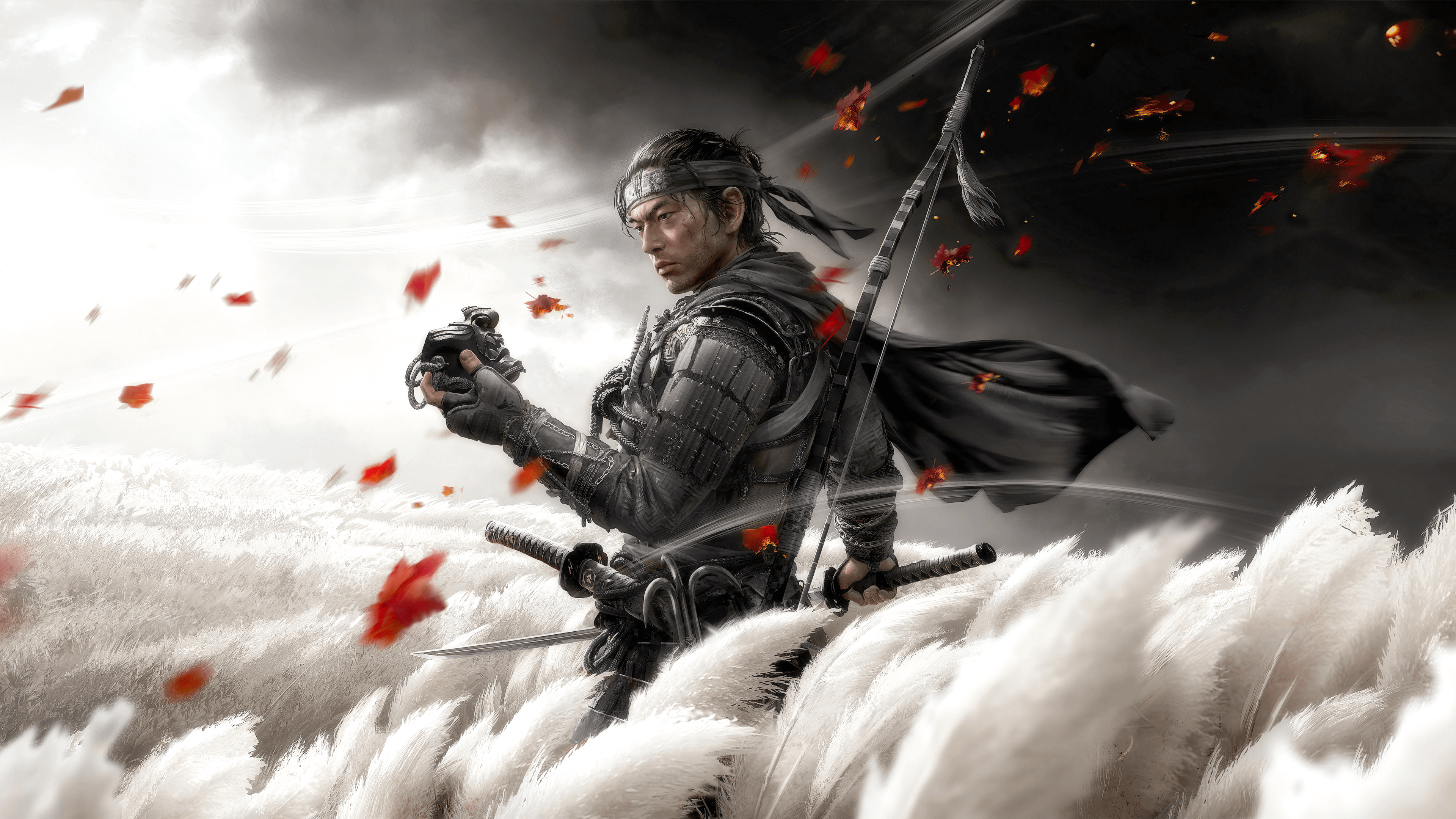 3840x2160 The Ghost Of Tsushima Dark Titanium Ghost Wallpaper. Requested By MLGPINGU14 And Quifo32