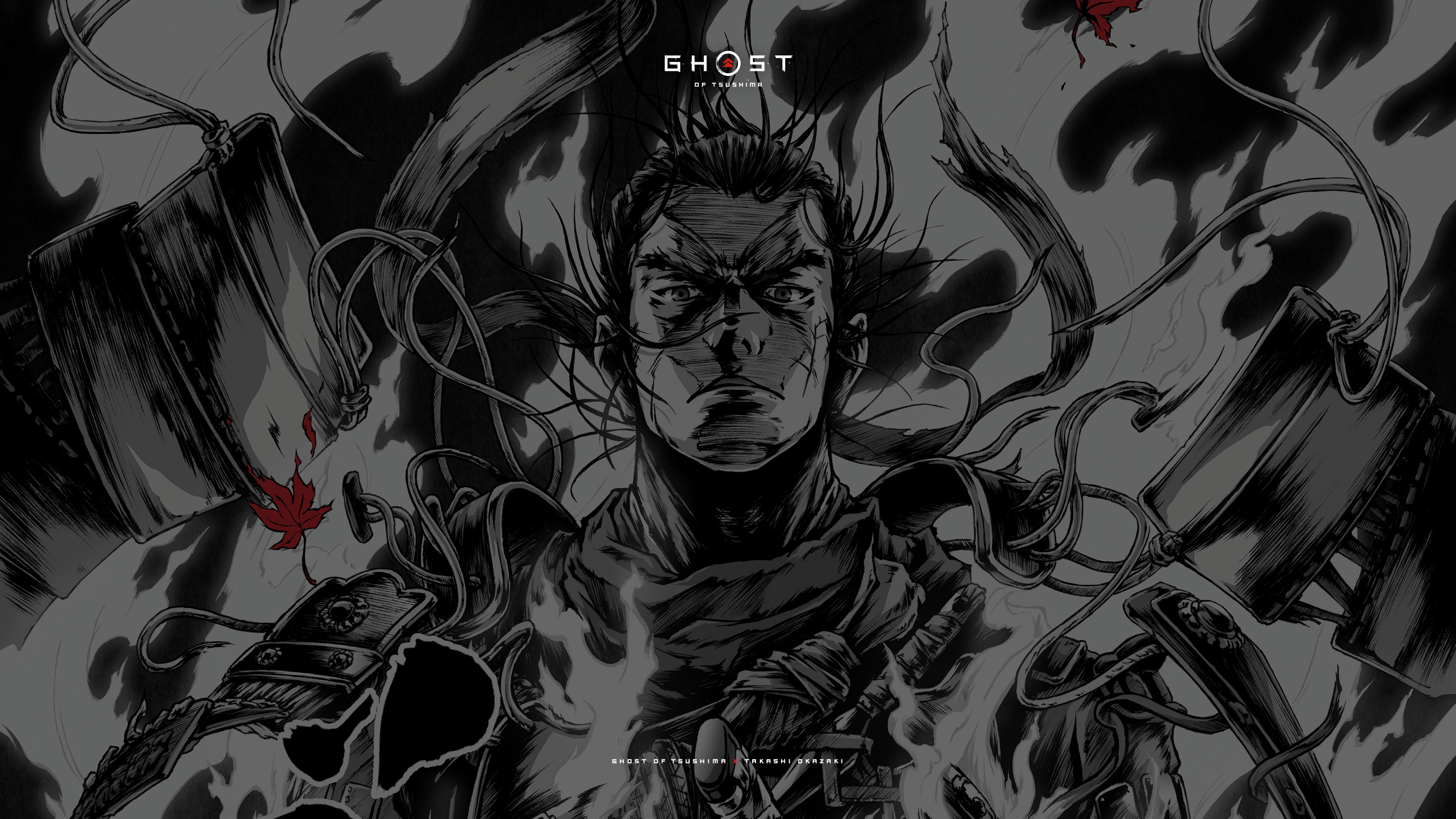 3840x2160 4K Ghost of Tsushima Gaming Poster Cool Wallpaper, HD Games 4K Wallpaper, Image and Background