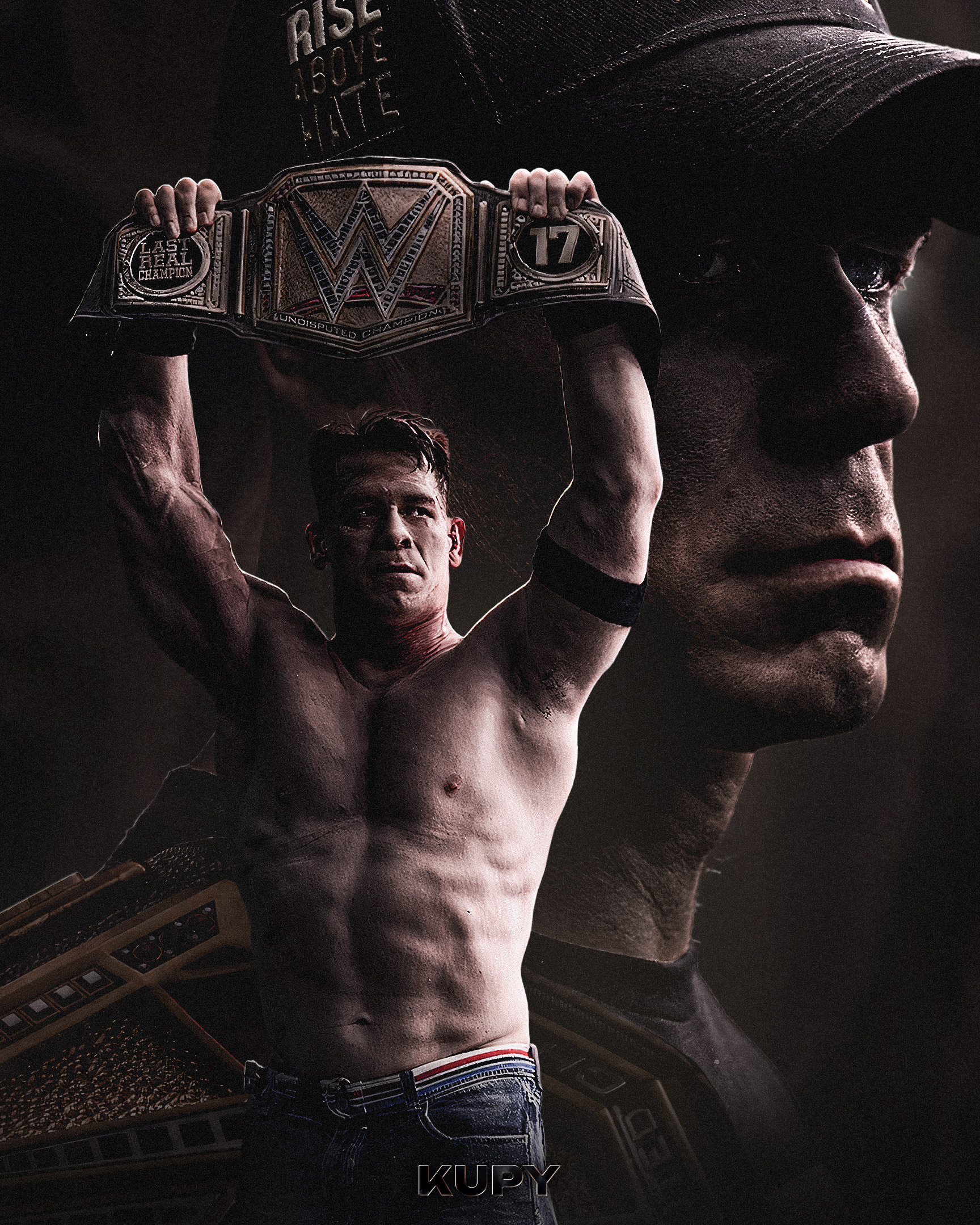 1728x2160 NEW John Cena 17th Championship Wallpaper!