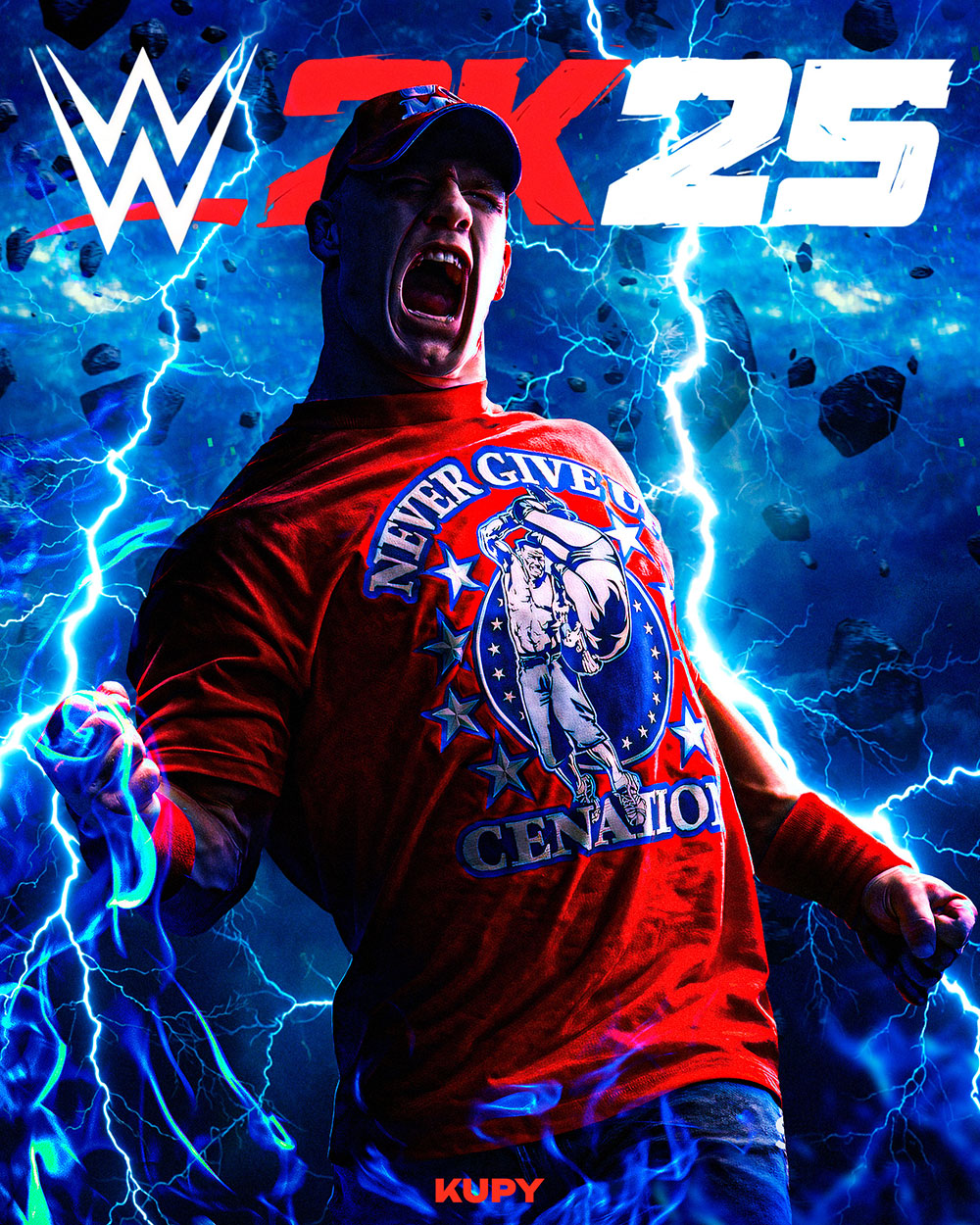 1000x1250 NEW John Cena Custom WWE 2K25 Cover! Wrestling Wallpaper