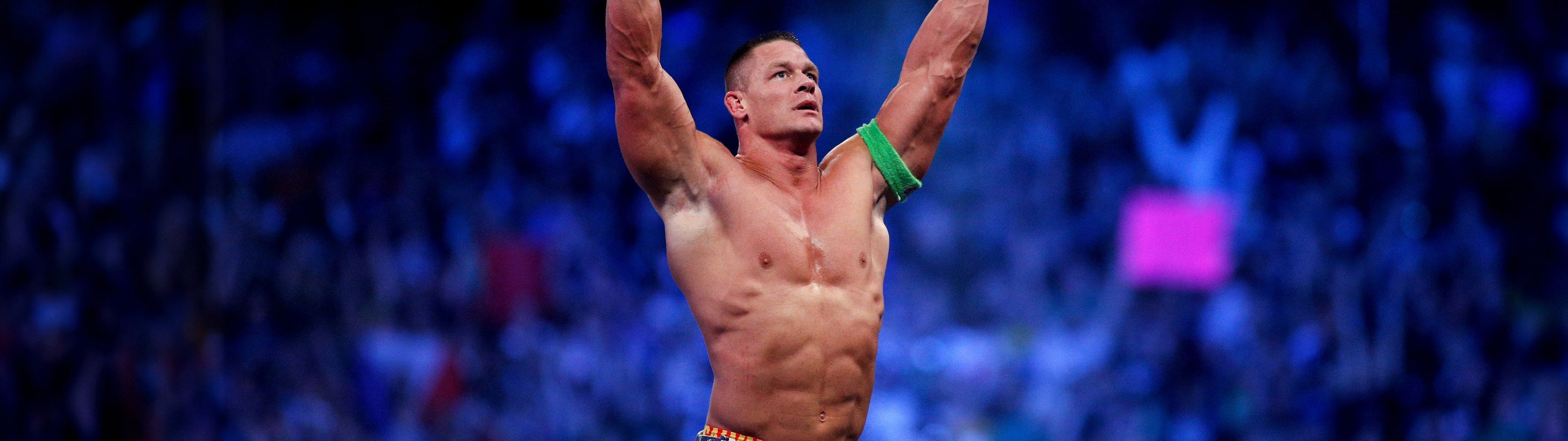 3840x1080 WWE Superstar John Cena 5K Wallpaper