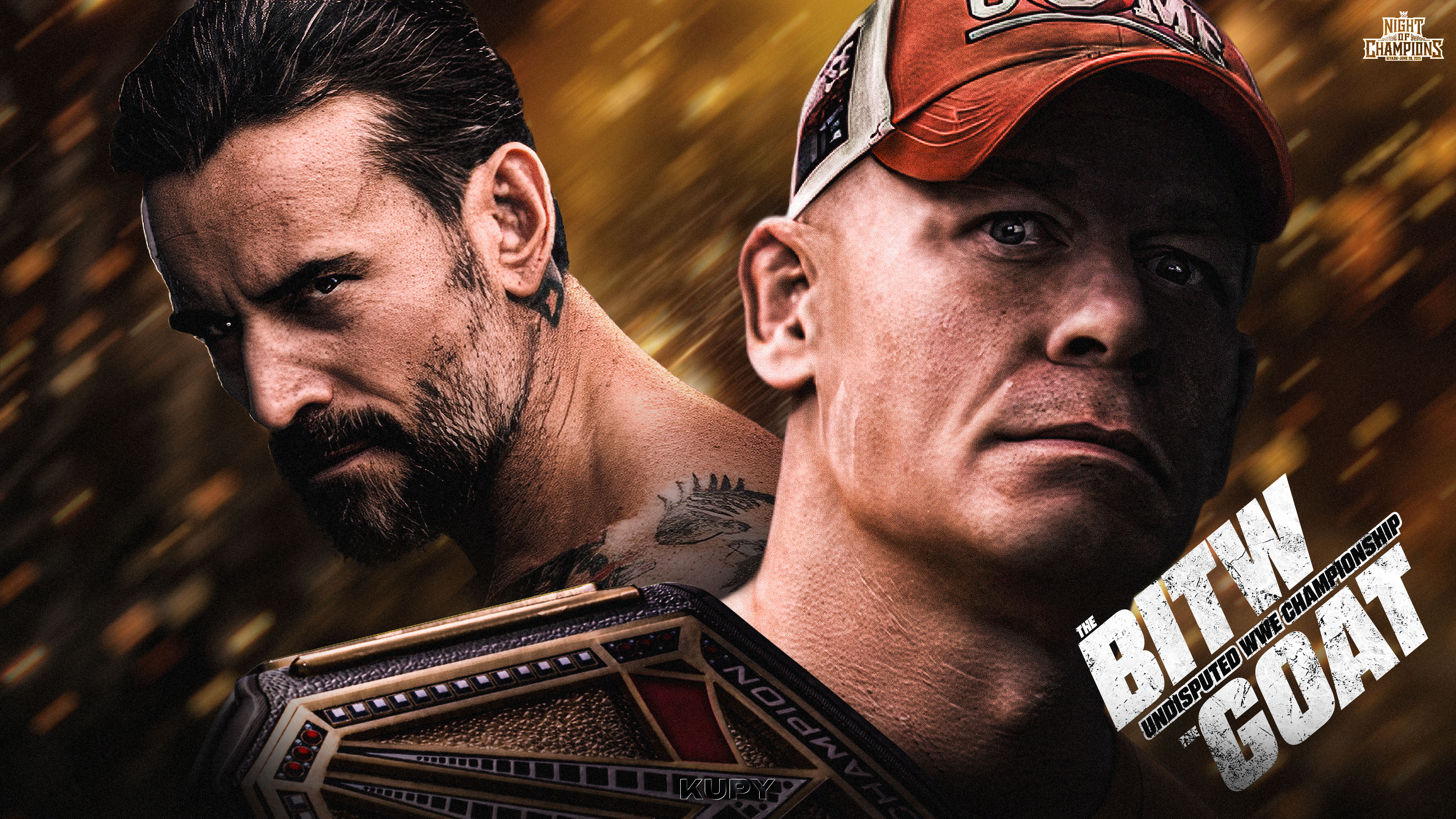 3840x2160 NEW Cena VS Punk Night of Champions 2025 Wallpaper!