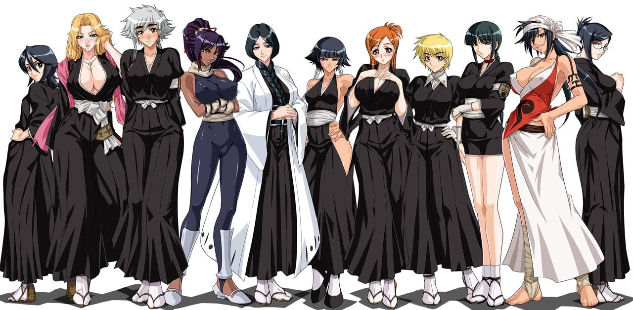 1280x628 Free download. HD wallpaper: Bleach, Isane Kotetsu, Nanao Ise, Nemu Kurotsuchi, Orihime Inoue