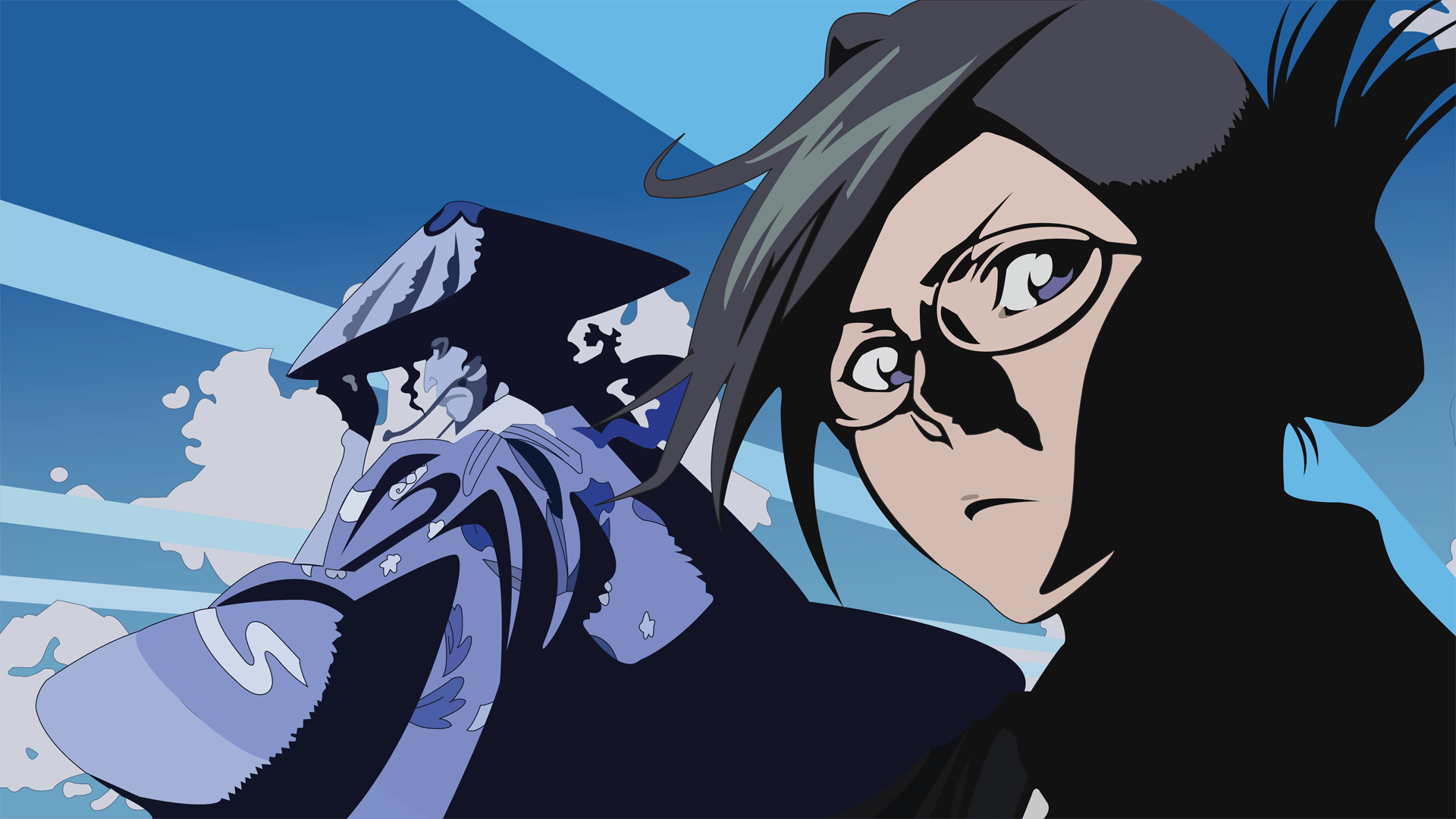 1920x1080 Download Shunsui Kyōraku Nanao Ise Anime Bleach HD Wallpaperx1080