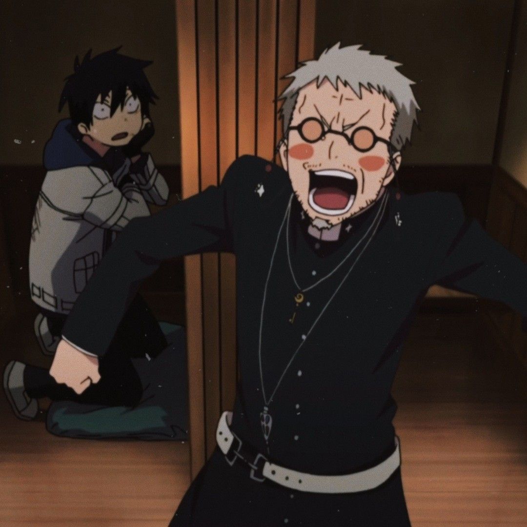 1080x1080 Blue exorcist ideas. blue exorcist shiro, father fujimoto, shiro fujimoto