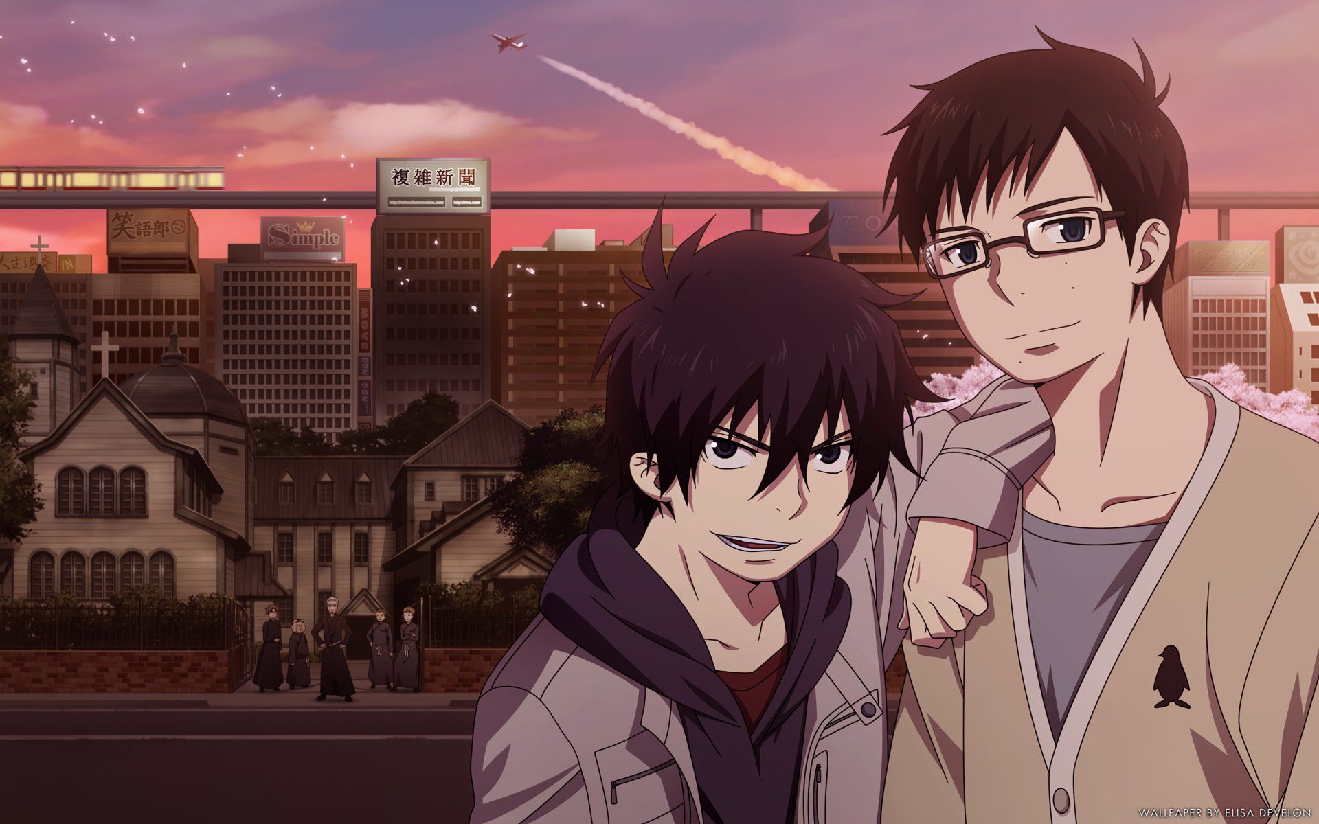 1920x1200 Shiro and Yukio: HD Wallpaper from Ao No Exorcist