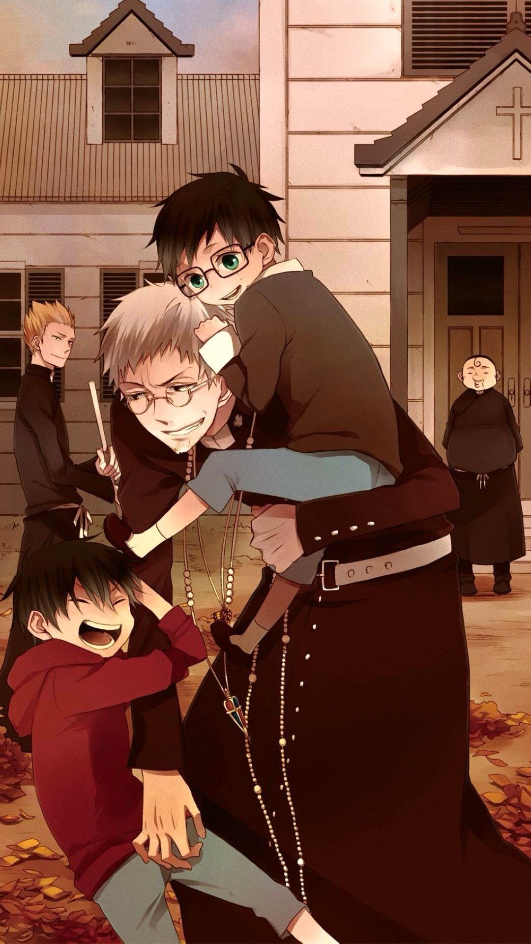 1080x1920 Blue Exorcist Wallpaper