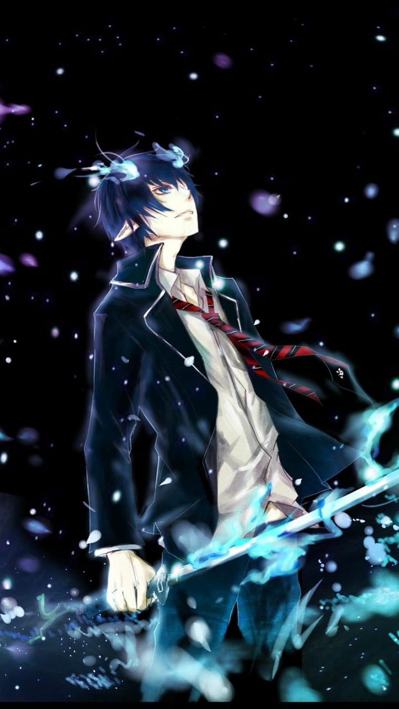 800x1422 Blue exorcist, colorful, anime, HD phone wallpaper
