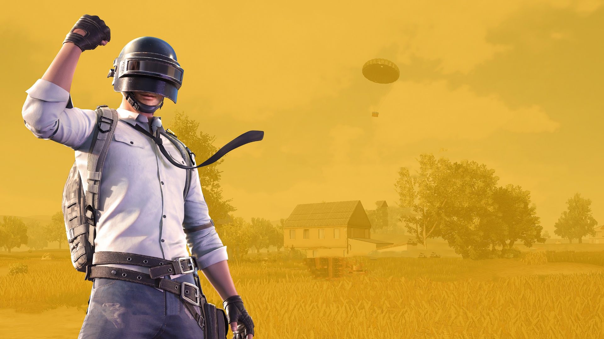 1920x1080 PUBG MOBILE Wallpaper 4K, Level 3 helmet