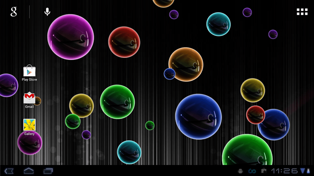 1280x720 Bubbles Neon HD Live Wallpaper: Appstore for Android