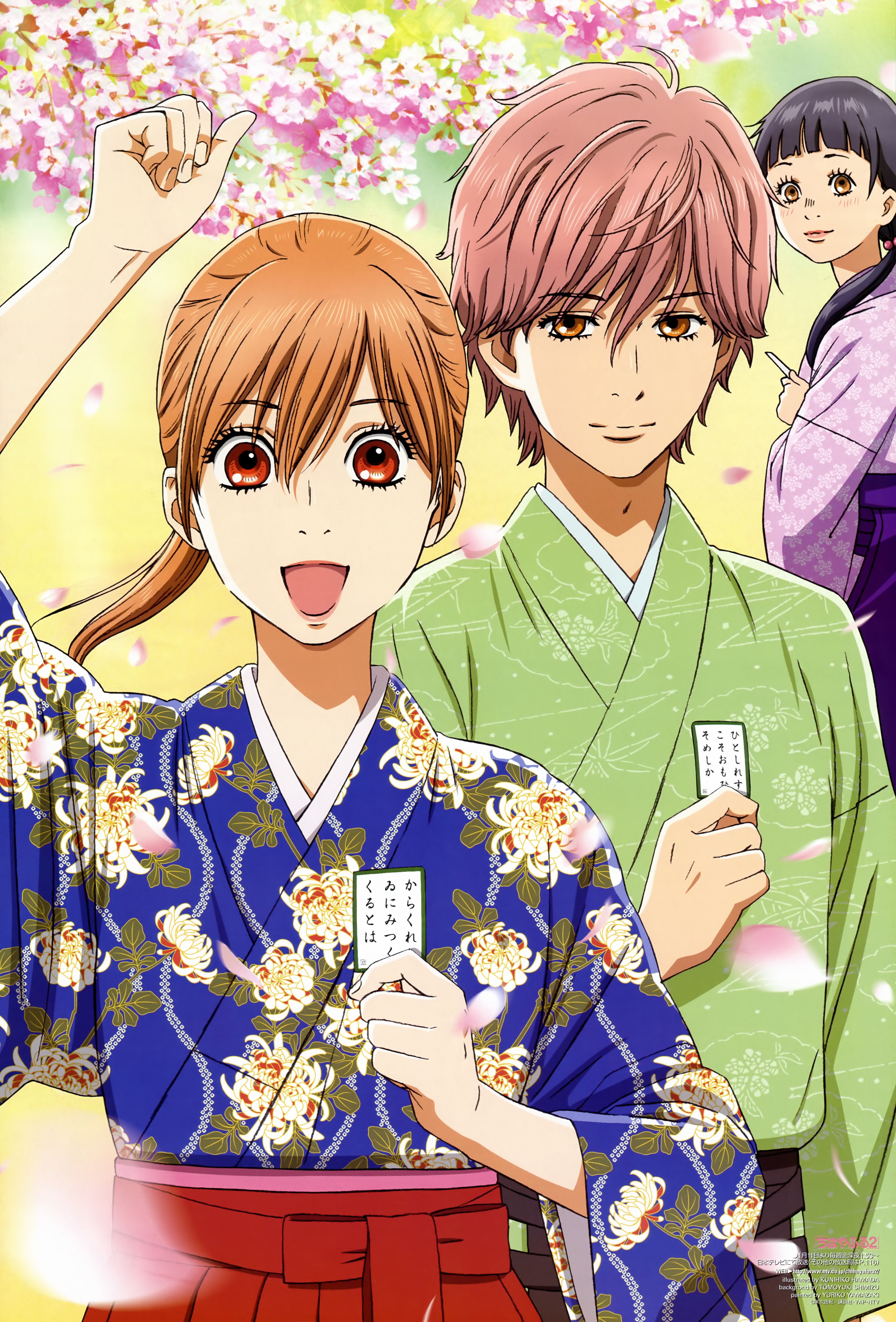 4083x6020 Chihayafuru Mobile Wallpaper by Hamada Kunihiko Anime Image Board