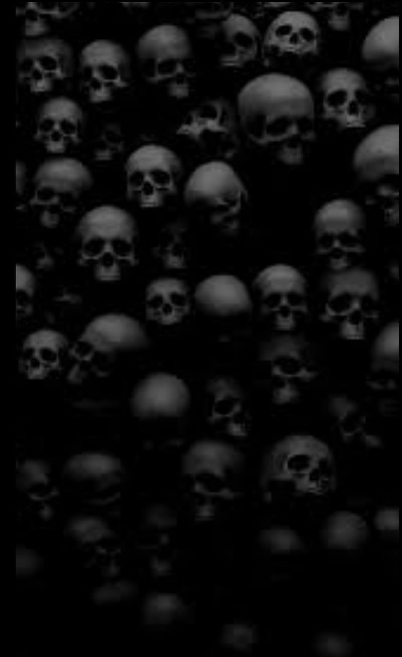 800x1308 HD fading skulls wallpaper