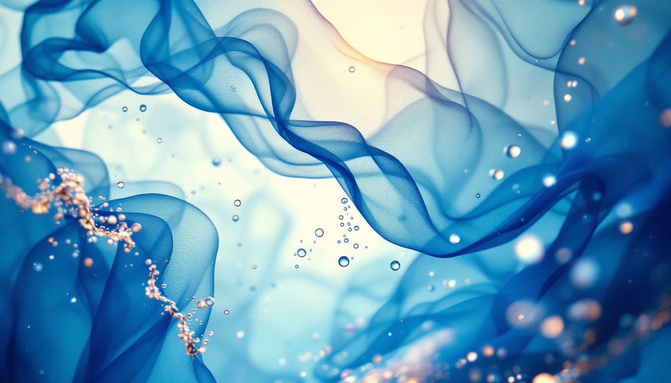 1344x768 Free Ethereal blue swirls Image, Ethereal, Swirls