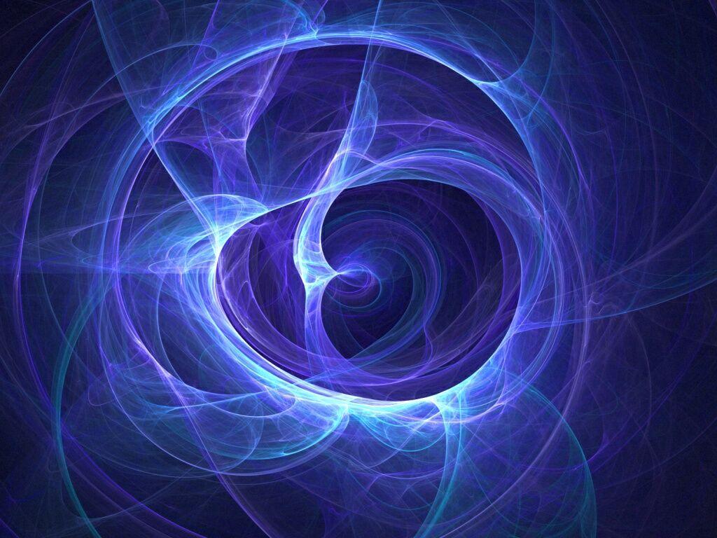 1024x768 Ethereal Magic Blue Wallpaper