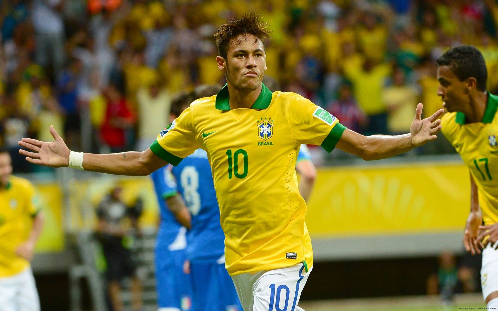 1920x1200 Neymar World Cup Wallpaper